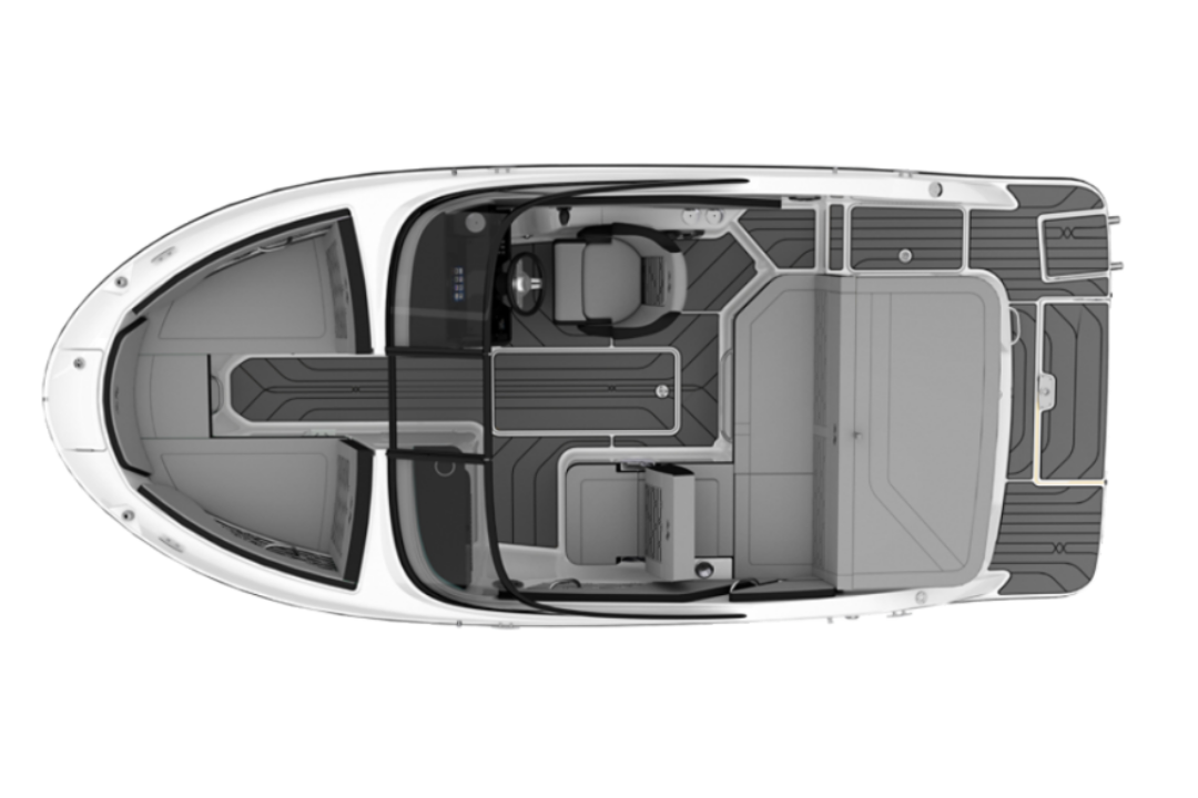 Sea Ray SPX190 išplanavimas