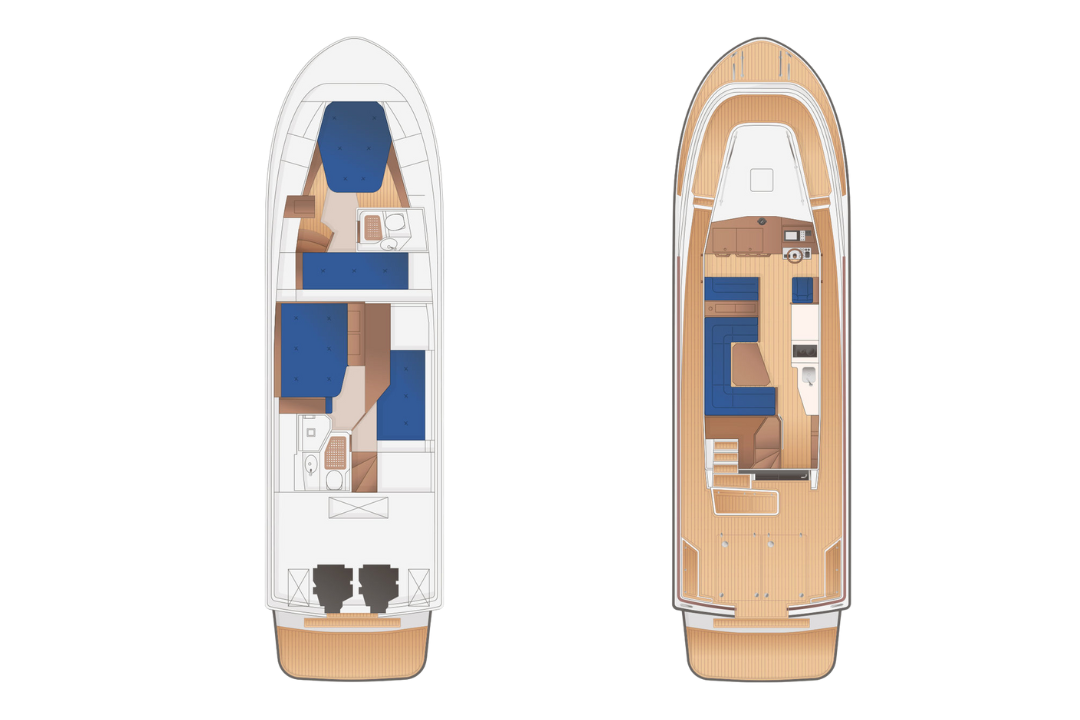 Targa 44 layouts