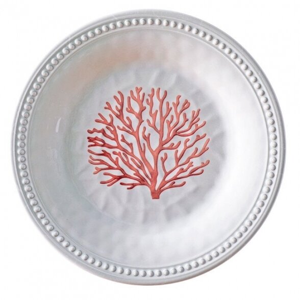 Unbreakable desert plates set HARMONY CORAL (6 pcs.)