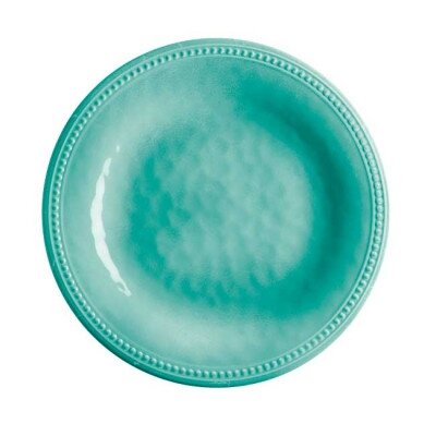 Melamine deesert plate set HARMONY, aqua (6 pcs.)