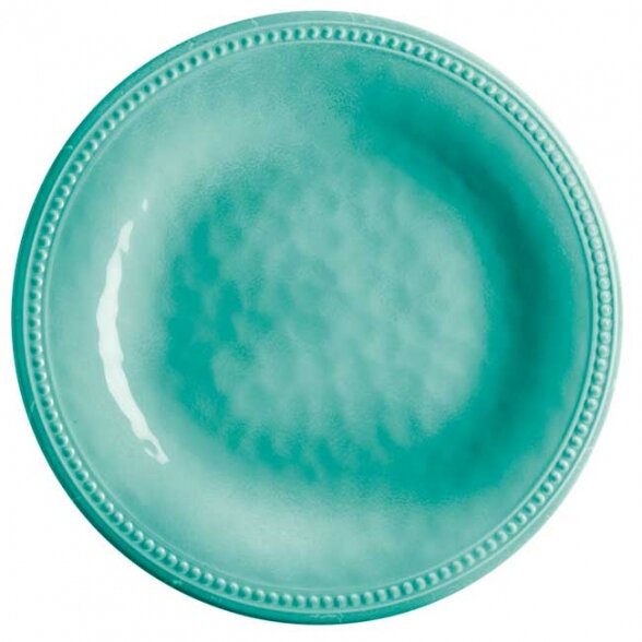 Melamine plate set HARMONY, aqua (6 pcs.)