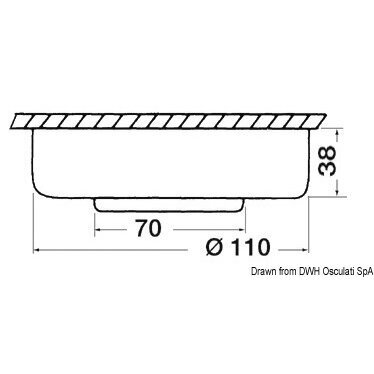 Batisystem Sun spotlight white ABS 10 LEDs 1