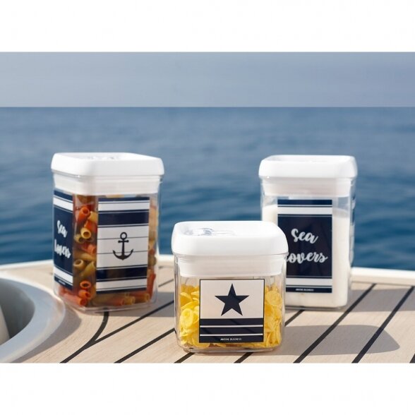 Canister set SEA LOVERS (4 pcs.) 1