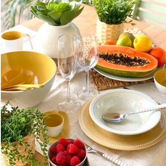 Melamine Dinner Plate Harmony Sunset, 6 Pc 2