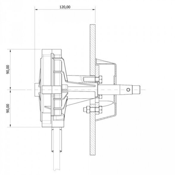 MaviMare hydraulic steering system G.12 up to 300 HP 1