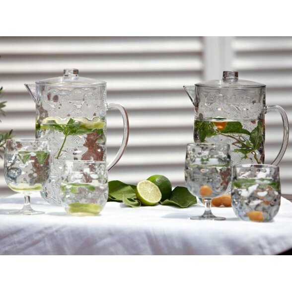 Unbreakable water glass set MOON, ice (6 pcs.) 1