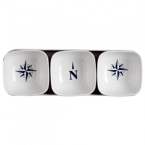 Melamine snack set NORTHWIND (4 pcs.)