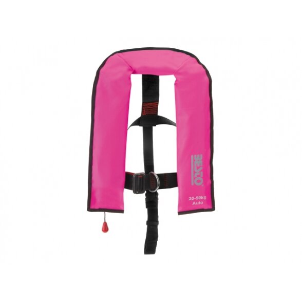 Besto inflatable children life vest, pink