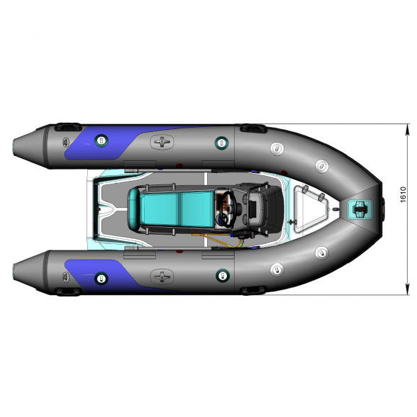 Inflatable RIB boat Adventure Vesta V-345 1