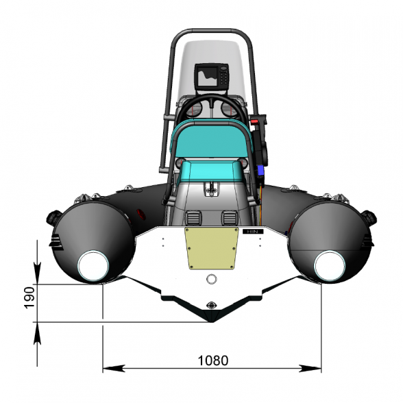 Inflatable RIB boat Adventure Vesta V-345 3