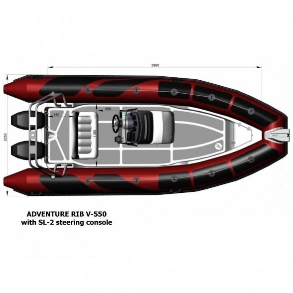 Inflatable RIB boat Adventure Vesta V-550 3