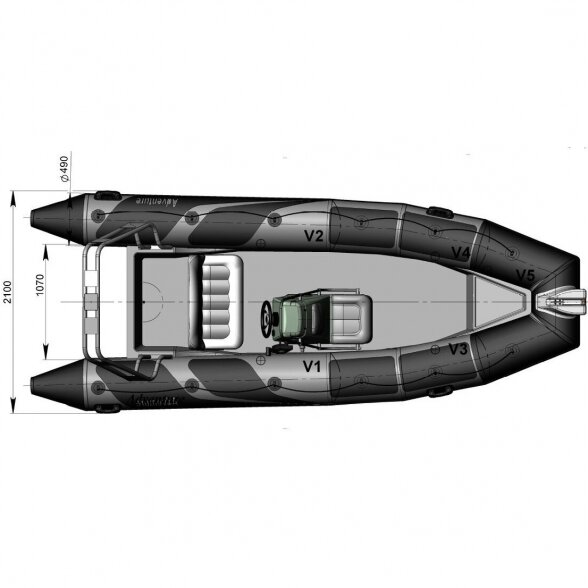 Inflatable RIB boat Adventure Vesta V-500 7