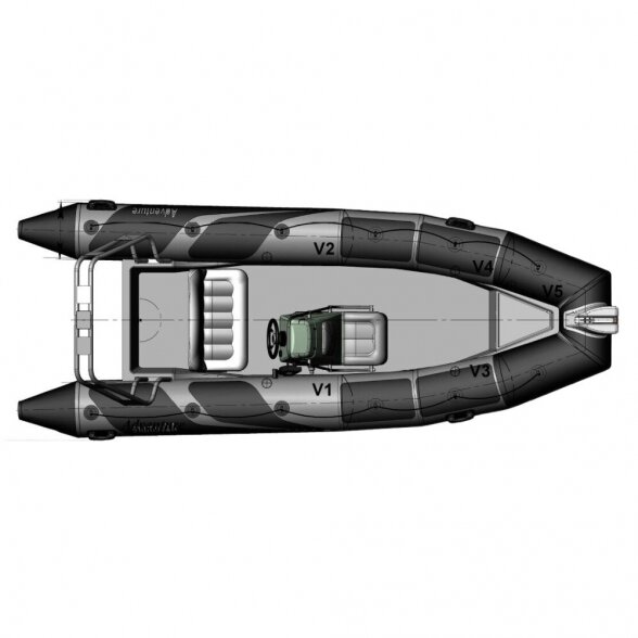 Pripučiama RIB valtis Adventure Vesta V-500 1