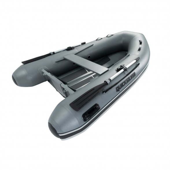 Pripučiama valtis "Quicksilver" 270 ALU-RIB PVC, tamsiai pilka