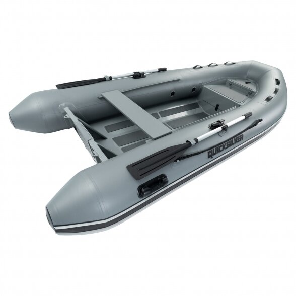 Inflatable boat Quicksilver 350 ALU-RIB PVC, dark grey