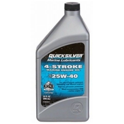 Quicksilver 25W-40 oil for 4-Stroke outboards,  1 l