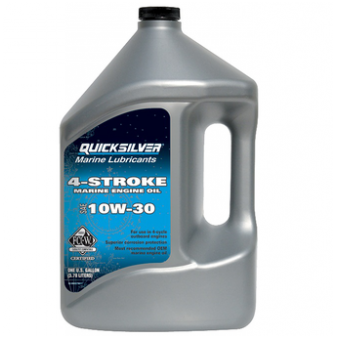 Quicksilver 10W-30  oil for 4-Stroke outboards, 4 l