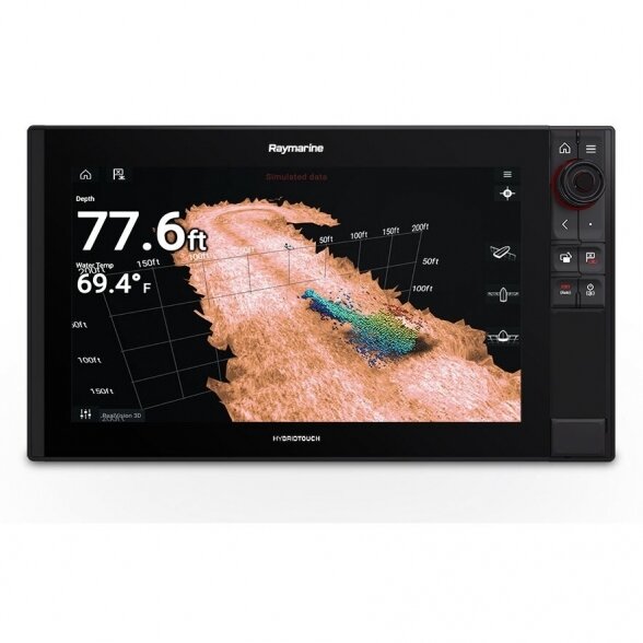 Raymarine AXIOM PRO 16 RVX chartplotter with Navionics card, RealVision 3D, 1kW CHIRP 4