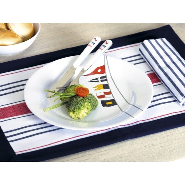 Melamine non-slip dinner plate set REGATA (6 pcs.) 1