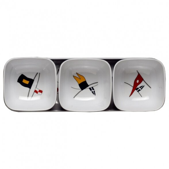 Melamine snack set REGATA