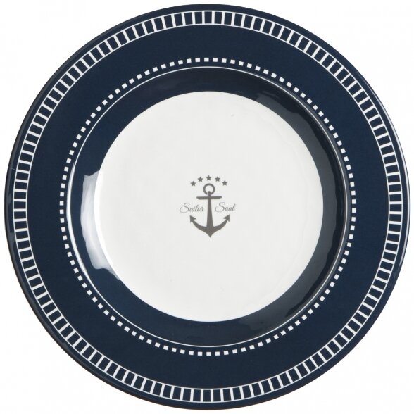 Melamine dessert plate set SAILOR SOUL (6 pcs.)