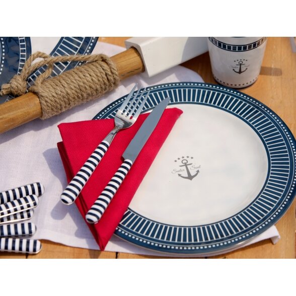 Melamine dinner plate set SAILOR SOUL (6 pcs.) 1