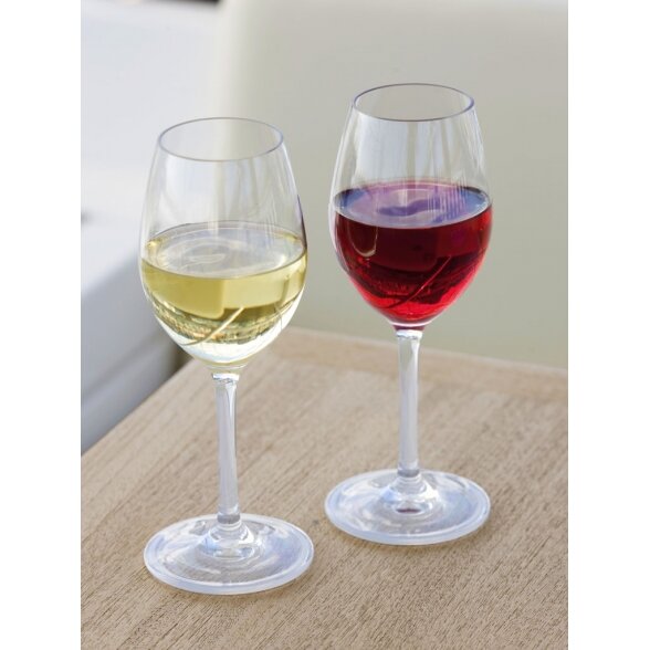 Non-slip clear wine glass set PARTY (6 pcs.) 3