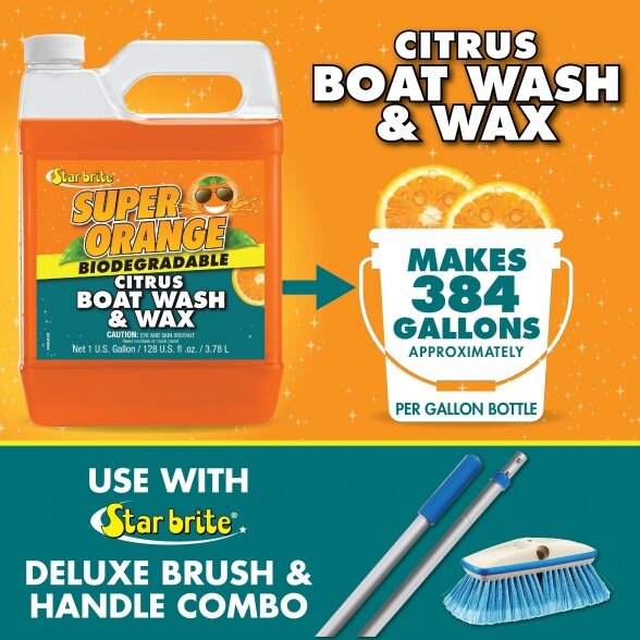 Star Brite Super Orange Citrus Boat Wash & Wax 1