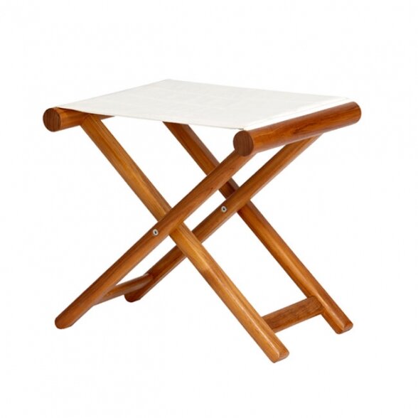 Folding stool - beige