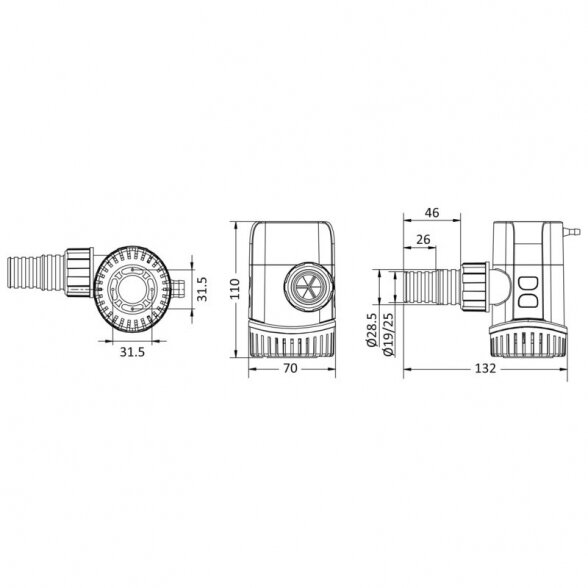 Bilge pump Europump Next Generation 1100 12V 3