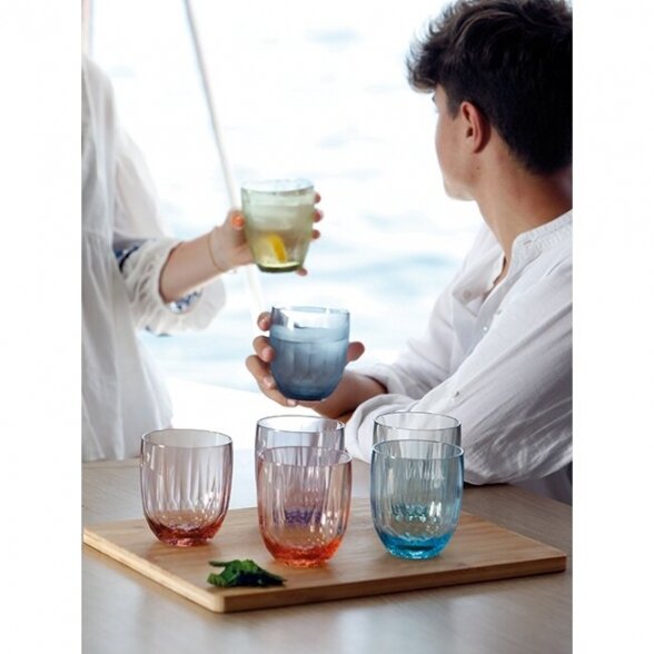 Ecozen Water Glass, Party Stars, 6 Pcs 1