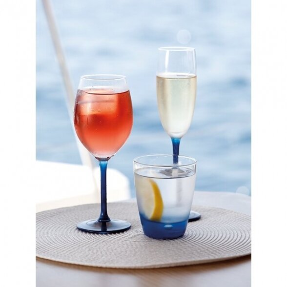 Wine Glass Ecozen Party Blue 6 Pcs 1