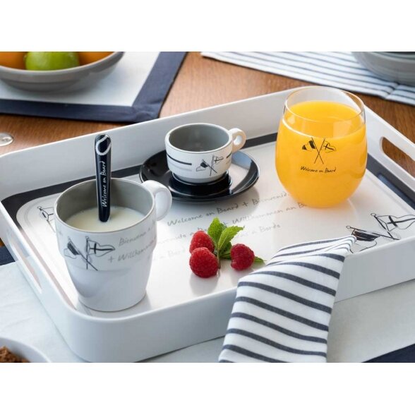 Melamine non-slip small bowl set WELCOME ON BOARD (6 pcs.) 2