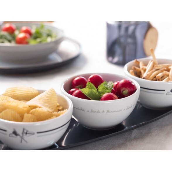 Melamine snack set WELCOME ON BOARD 1